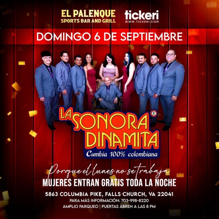 Event - LA SONORA DINAMITA !! - Falls Church, Virginia - September 6, 2026 | concert tickets