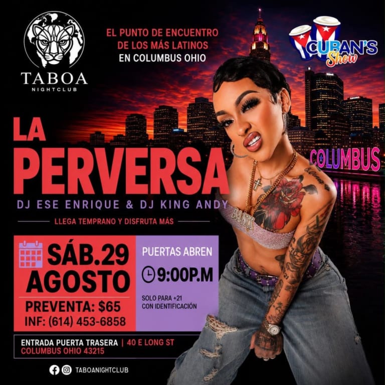 Event - LA PERVERSA - Columbus, Ohio - August 29, 2026 | concert tickets