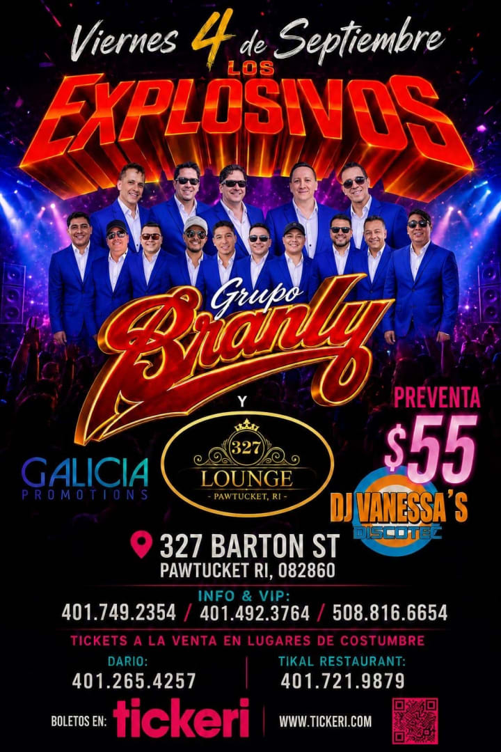 Event - Grupo Branly en vivo - Pawtacket, Rhode Island - September 4, 2026 | concert tickets