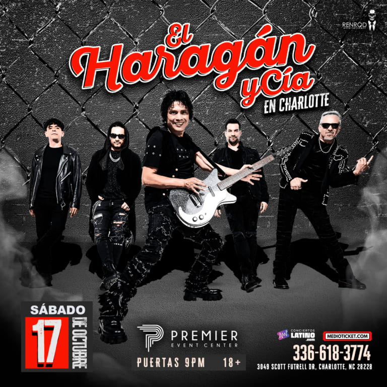 Event - El Haragan y Cia en concierto en Charlotte - Charlotte, NC - Sat, October 17, 2026} | concert tickets