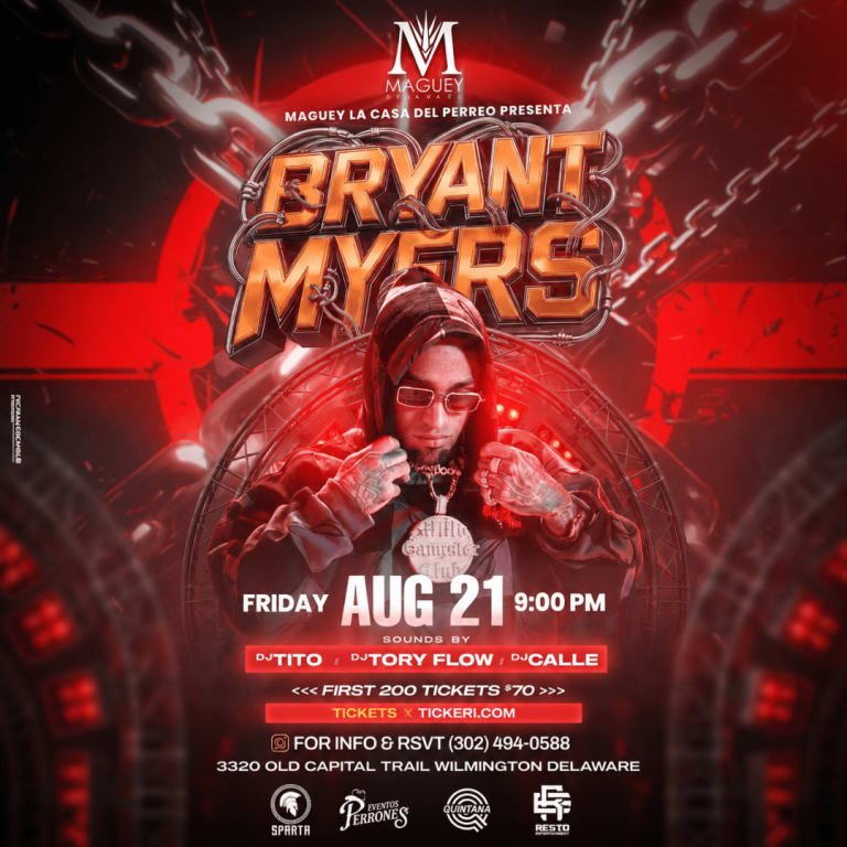 Event - Bryant Myers en Wilmington, DE - Wilmington, Delaware - August 21, 2026 | concert tickets