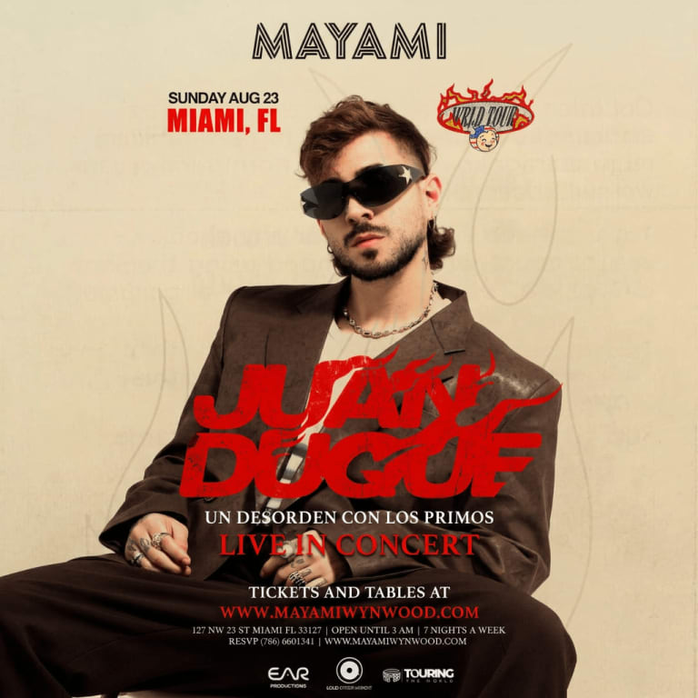 Event - Juan Duque at Mayami Wynwood  - Miami, FL - dom, 13 de diciembre de 2026} | concert tickets