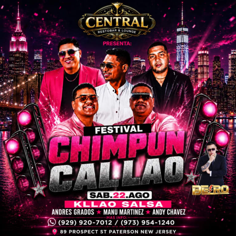 Event - Festival Chimpum Callao en New Jersey - Paterson, New Jersey - August 22, 2026 | concert tickets