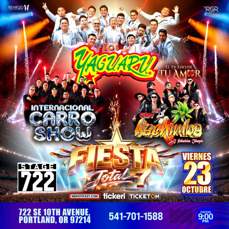 Event - Los Yaguarú, Internacional Carro Show y Grupo Kachimba en Portland - Portland, Oregon - October 23, 2026 | concert tickets