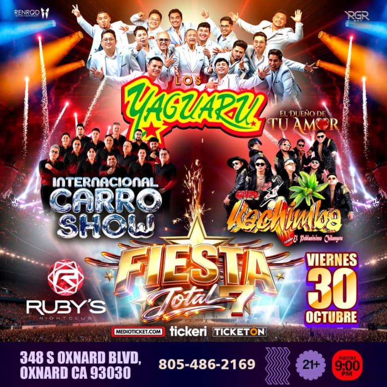 Event - Los Yaguarú, Internacional Carro Show y Grupo Kachimba en Oxnard - Oxnard, California - October 30, 2026 | concert tickets