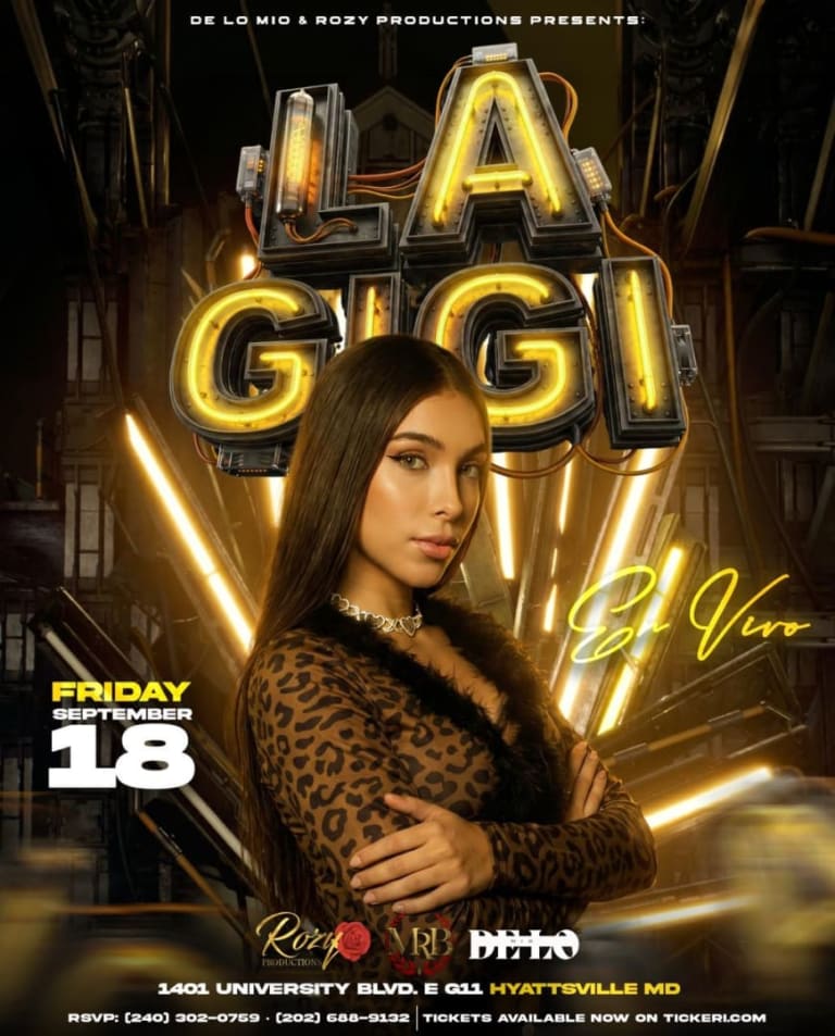 Event - LA GIGI EN VIVO - Hyattsville, Maryland - September 18, 2026 | concert tickets