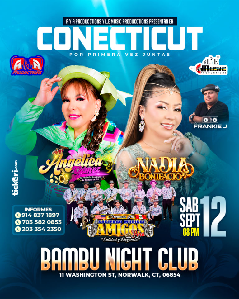Event - ANGELICA GOMEZ  Y NADIA BONIFACIO en CONECTICUT  - Norwalk, CT - Sat, September 12, 2026} | concert tickets