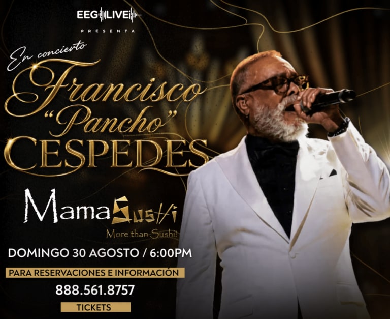 Event - Francisco " Pancho " Cespedes en concierto / Invitado Especial: Lucho Candelaria - Passaic, New Jersey - August 30, 2026 | concert tickets