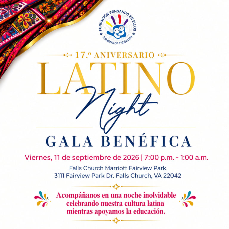 Event - Gala Benefica Latino Night | Fundacion Pensando en Ellos - Falls Church, VA - Fri, September 11, 2026} | concert tickets