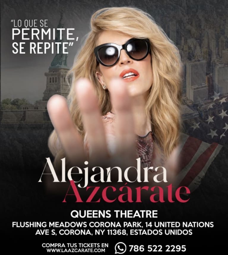 Event - Alejandra Azcarate " Lo Que Se Permite Se  Repite" New York  - Queens, New York - August 16, 2026 | concert tickets