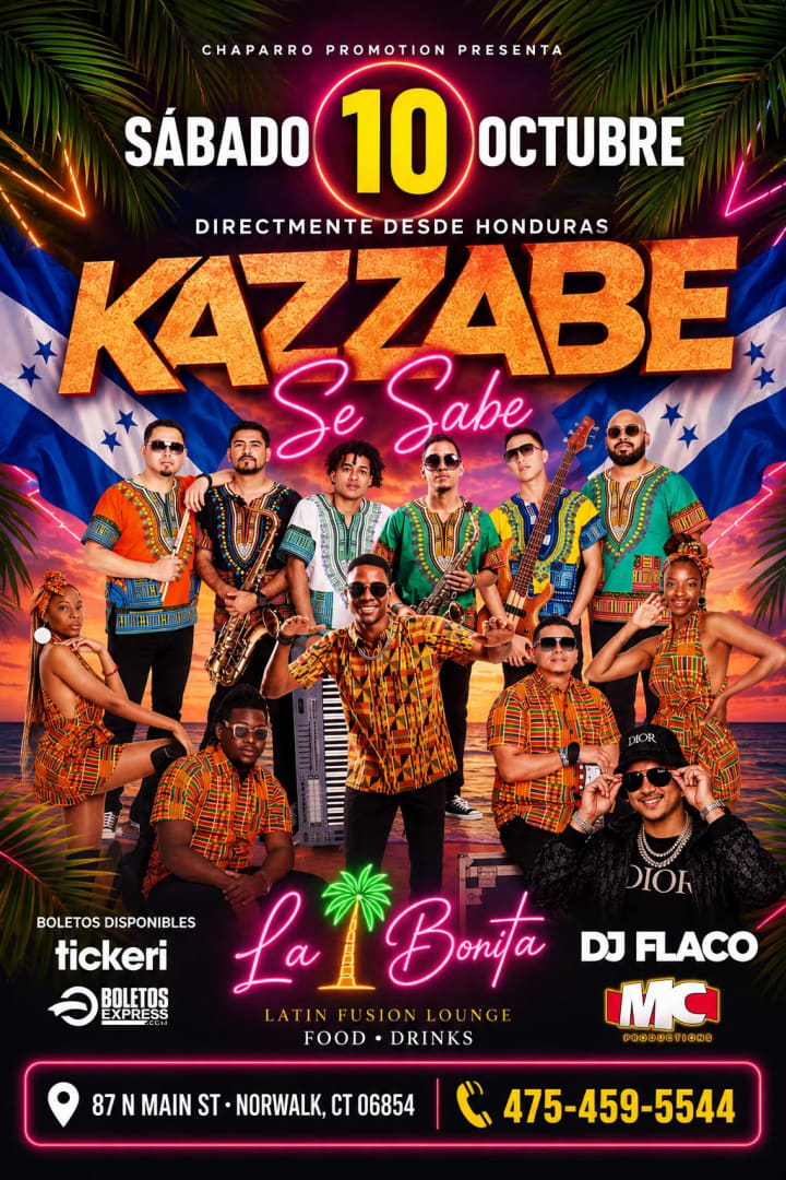 Event - Kazzabe  - Norwalk, Connecticut - October 10, 2026 | concert tickets