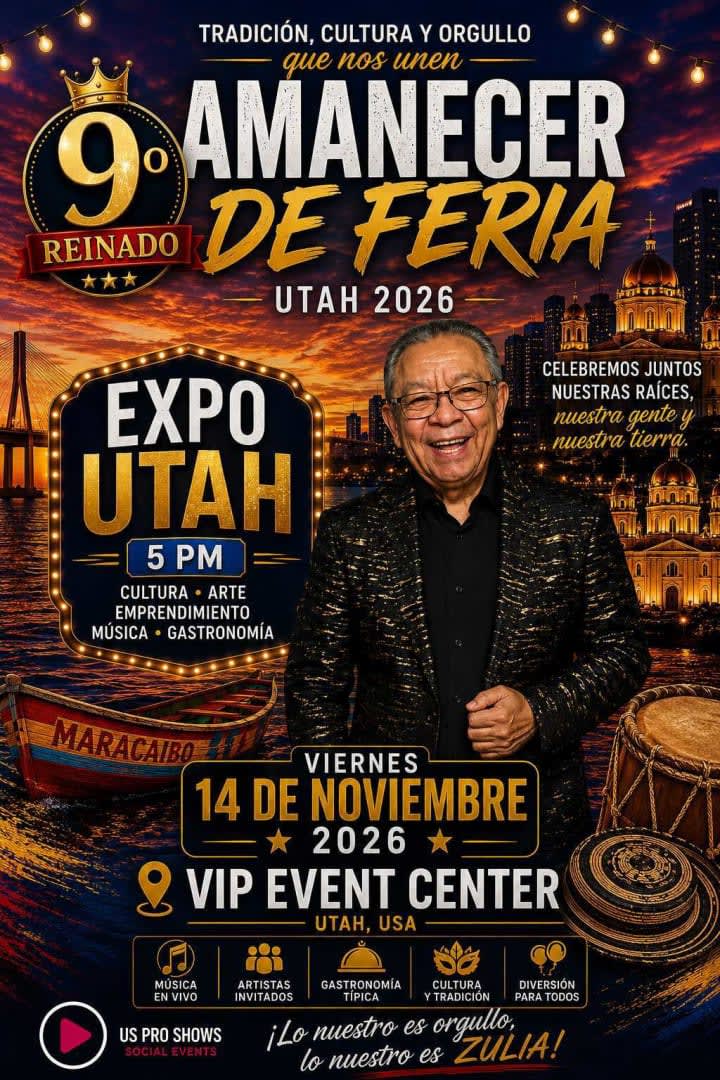 Event - Ricardo Cepeda en concierto - Amanecer de Feria Utah 2026 - Salt Lake City, Utah - November 14, 2026 | concert tickets