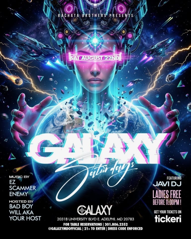 Event - Galaxy Saturdays! El Party #1 de los Sabados | August 22th 2026 - Hyattsville, Maryland - August 22, 2026 | concert tickets
