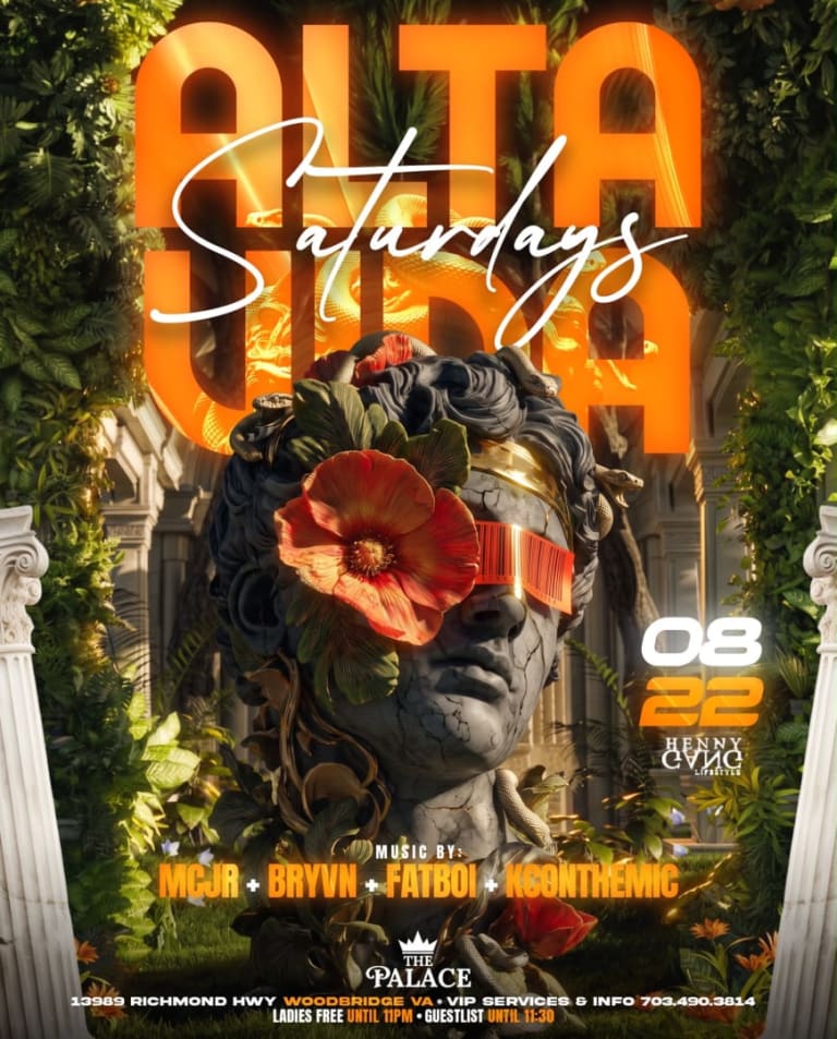 Event - ALTA VIDA SATURDAYS- Ago 22 - Woodbridge, VA - sáb, 22 de agosto de 2026} | concert tickets