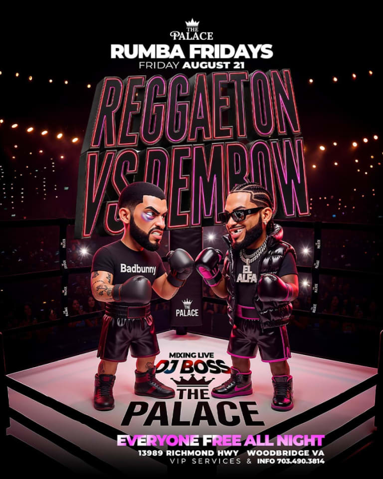 Event - RUMBA FRIDAYS- REGGAETON VS DEMBOW - Woodbridge, Virginia - August 21, 2026 | concert tickets