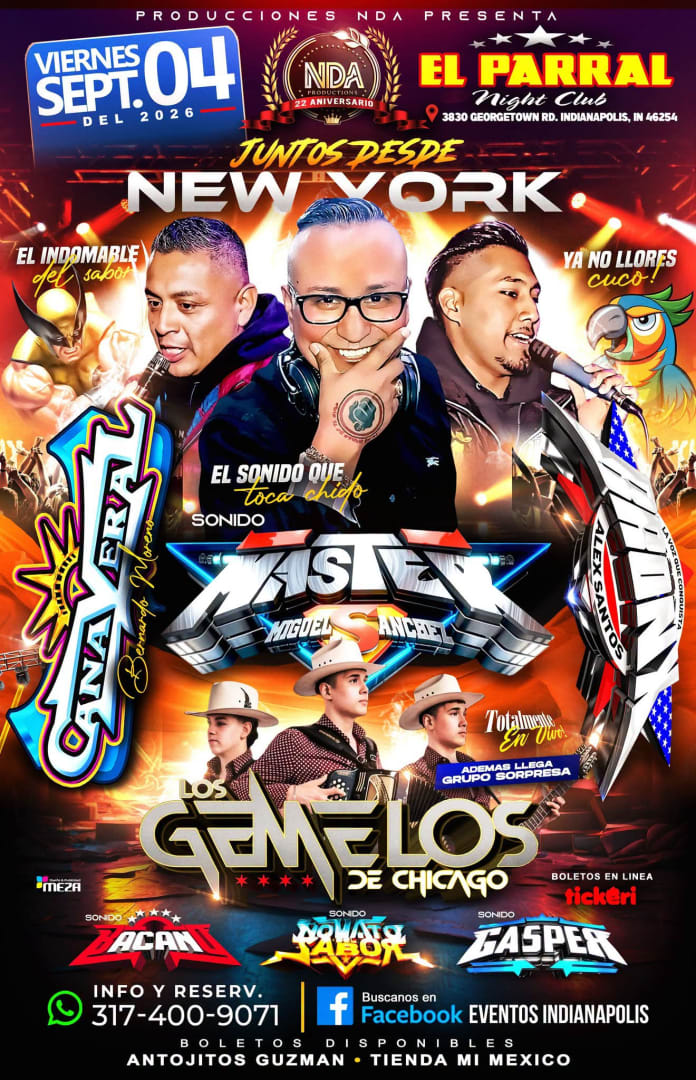Event - Cañaveral /Bronx/Master  - Indianapolis, Indiana - September 4, 2026 | concert tickets