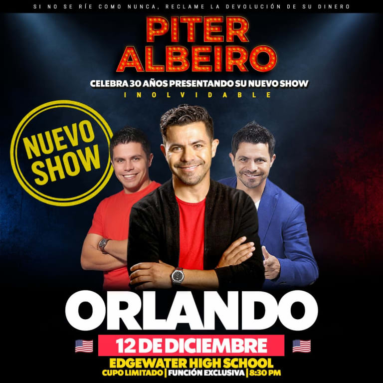 Event - Piter Albeiro En Orlando INOLVIDABLE - Orlando, Florida - December 12, 2026 | concert tickets