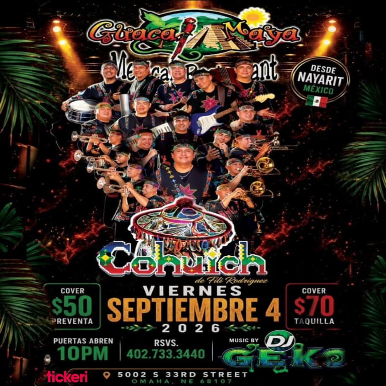 Event - Banda Cohuich en Omaha NE - Omaha, Nebraska - September 4, 2026 | concert tickets