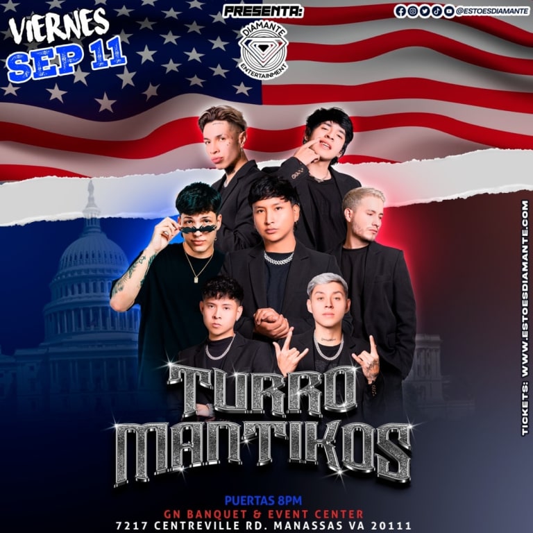 Event - TURROMANTIKOS VIRGINIA - Manassas, Virginia - September 11, 2026 | concert tickets