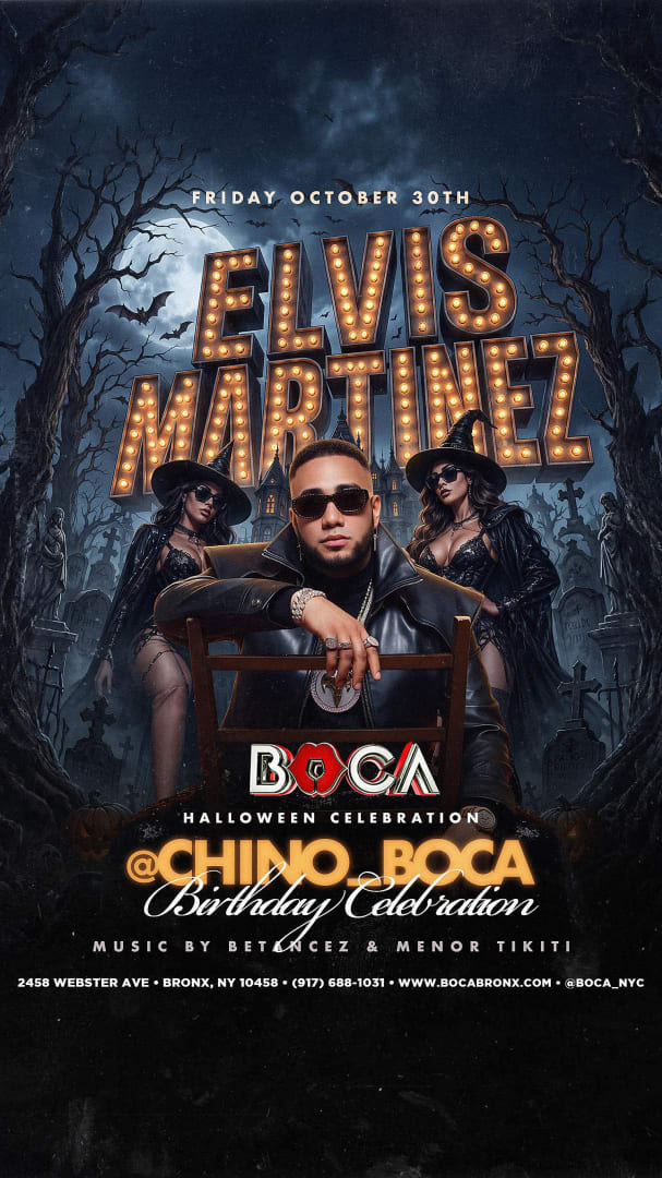 Event - Elvis Martinez en vivo - Bronx, New York - October 30, 2026 | concert tickets