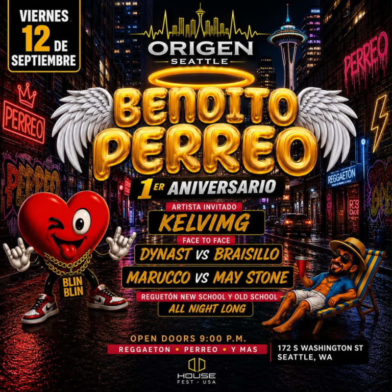Event - BENDITO PERREO - 1er Aniversario - Seattle, Washington - September 12, 2026 | concert tickets