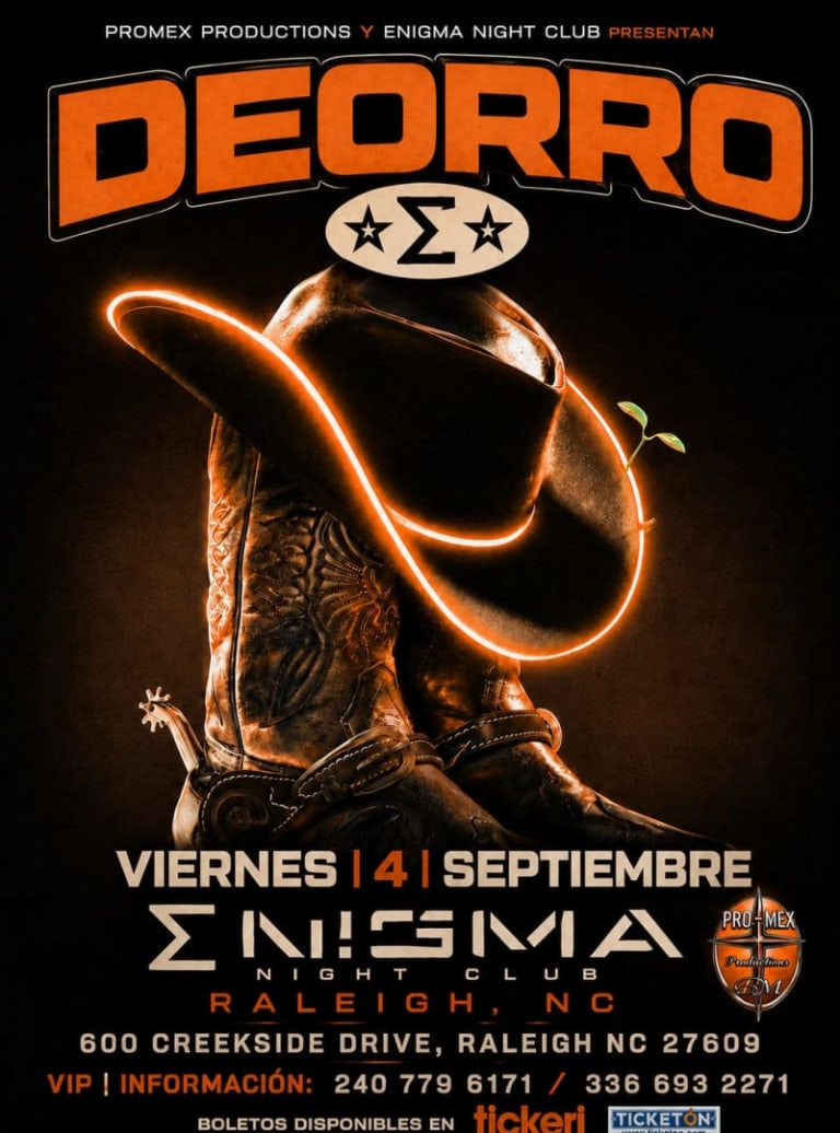 Event - DEORRO - Raleigh, North Carolina - September 4, 2026 | concert tickets