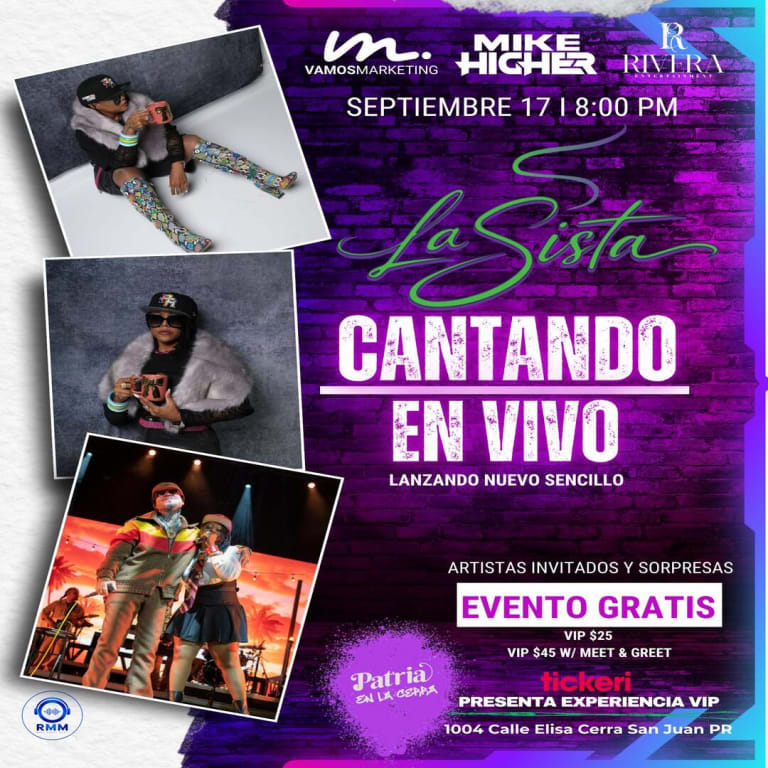 Event - La Sista Cantando en Vivo  - San Juan, San Juan - September 17, 2026 | concert tickets