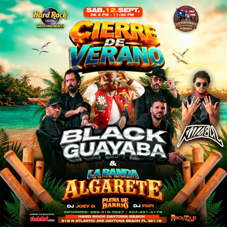 Event - CIERRE DE VERANO FEST  - Daytona Beach, Florida - September 12, 2026 | concert tickets