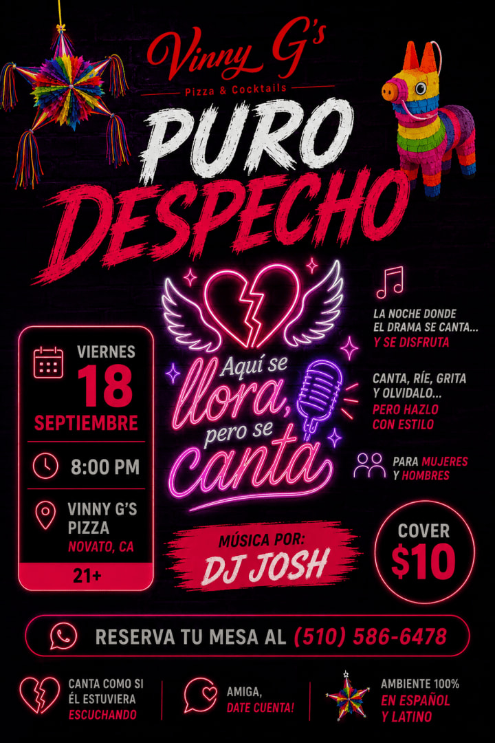 Event - Puro Despecho - Novato, CA - Fri, September 18, 2026} | concert tickets