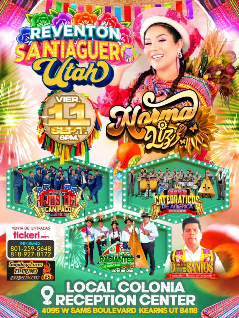 Event - REVENTÓN SANTIAGERO CON NORMA LIZ - Kearns, Utah - September 11, 2026 | concert tickets