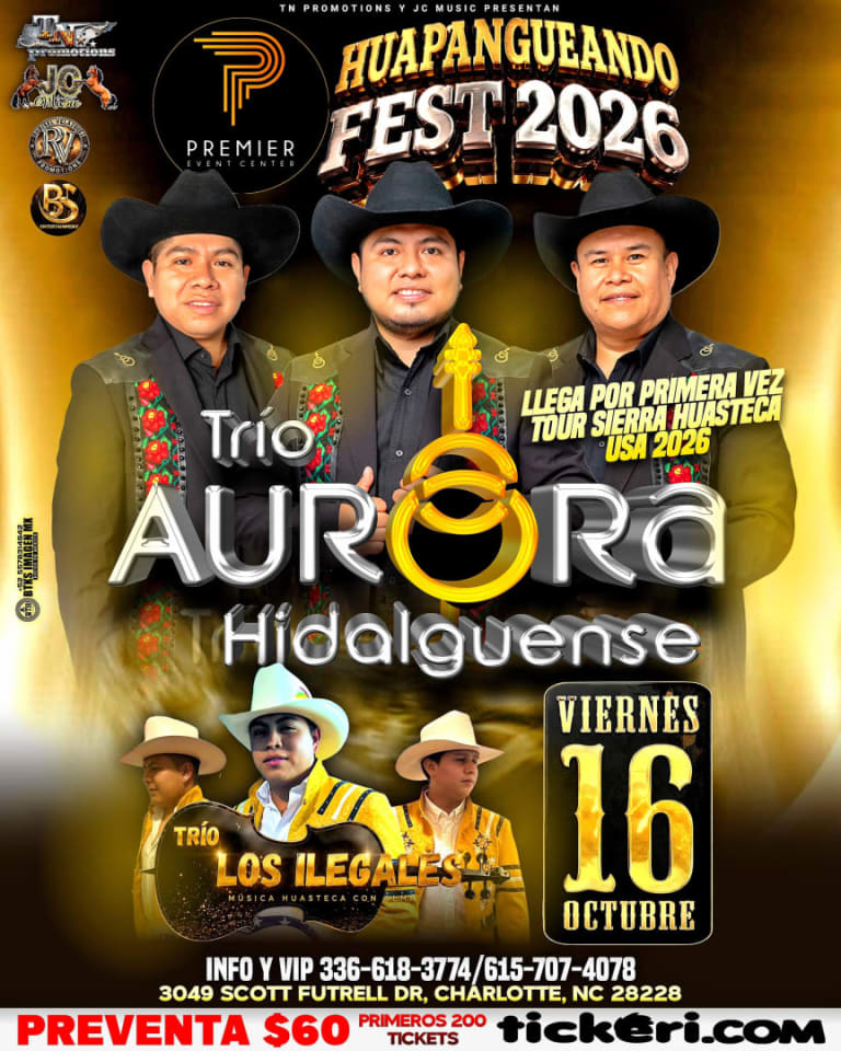 Event - HUAPANGUEANDO FEST 2026 - Charlotte, North Carolina - October 16, 2026 | concert tickets