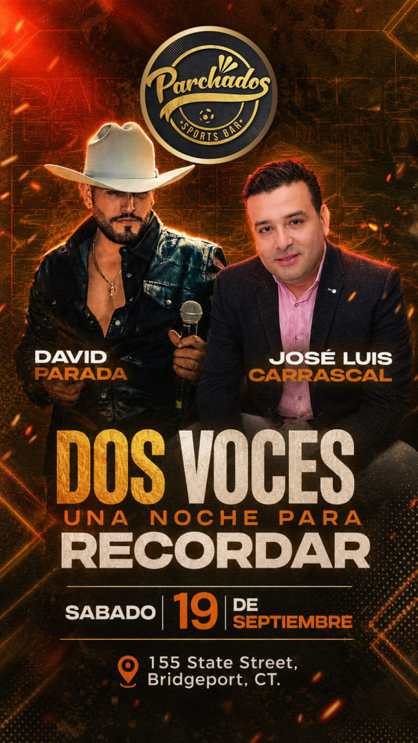 Event - PURITITO CORAZÓN ❤️   JOSE LUIS CARRASCAL y DAVID PARADA  - Bridgeport, Connecticut - September 19, 2026 | concert tickets