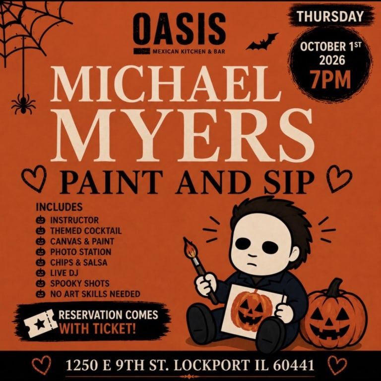 Event - Michael Myres Paint & Sip - Lockport, IL - Thu, October 1, 2026} | concert tickets