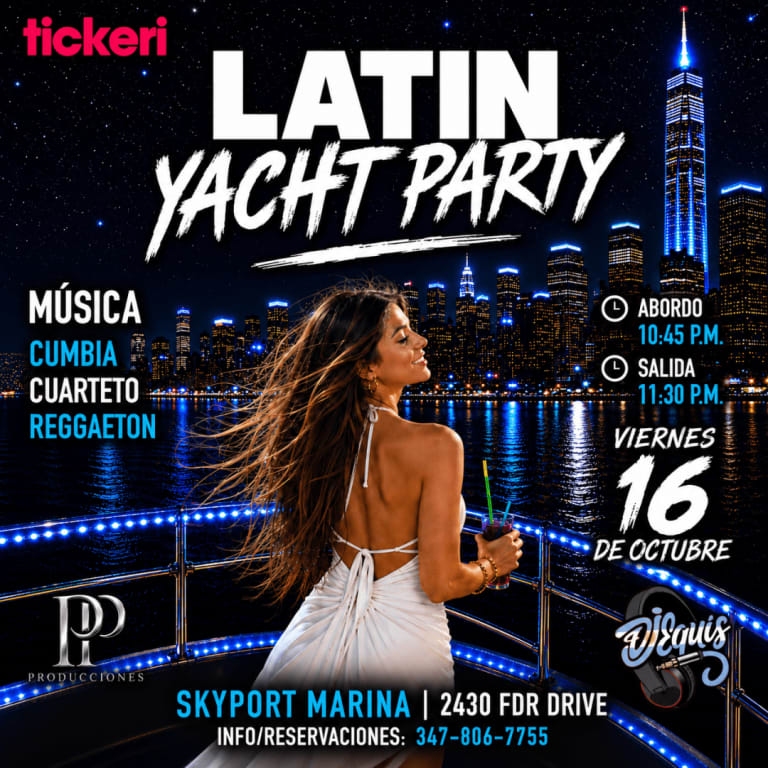 Event - Latin Yacht Party  - New York, New York - October 16, 2026 | concert tickets