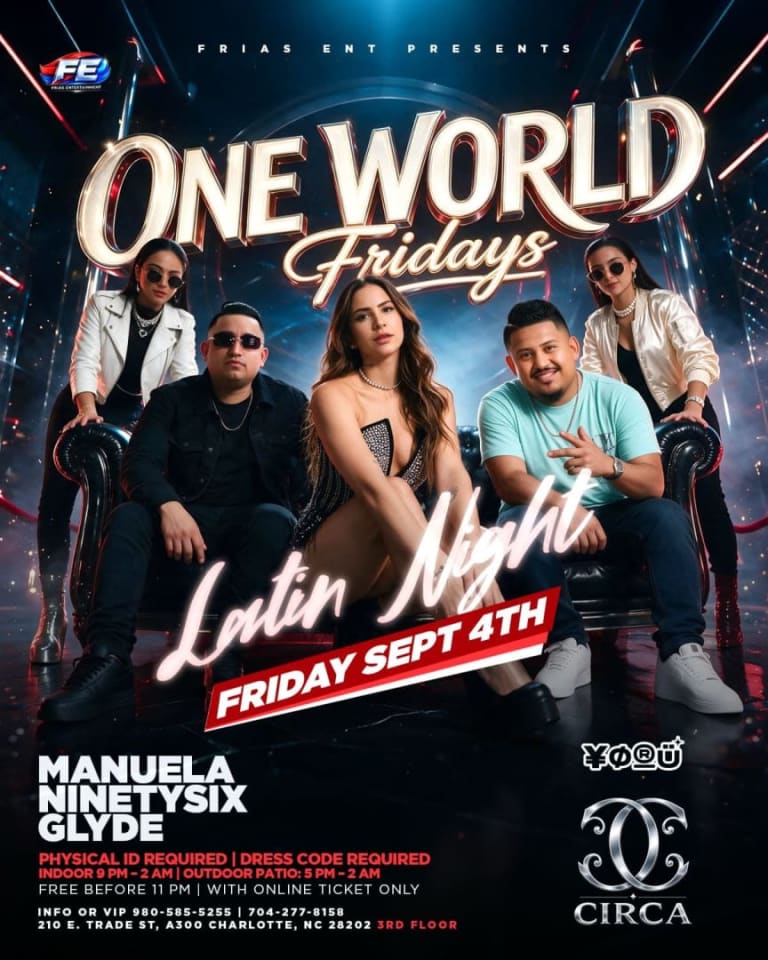 Event - One world Fridays  - Charlotte, North Carolina - September 4, 2026 | concert tickets