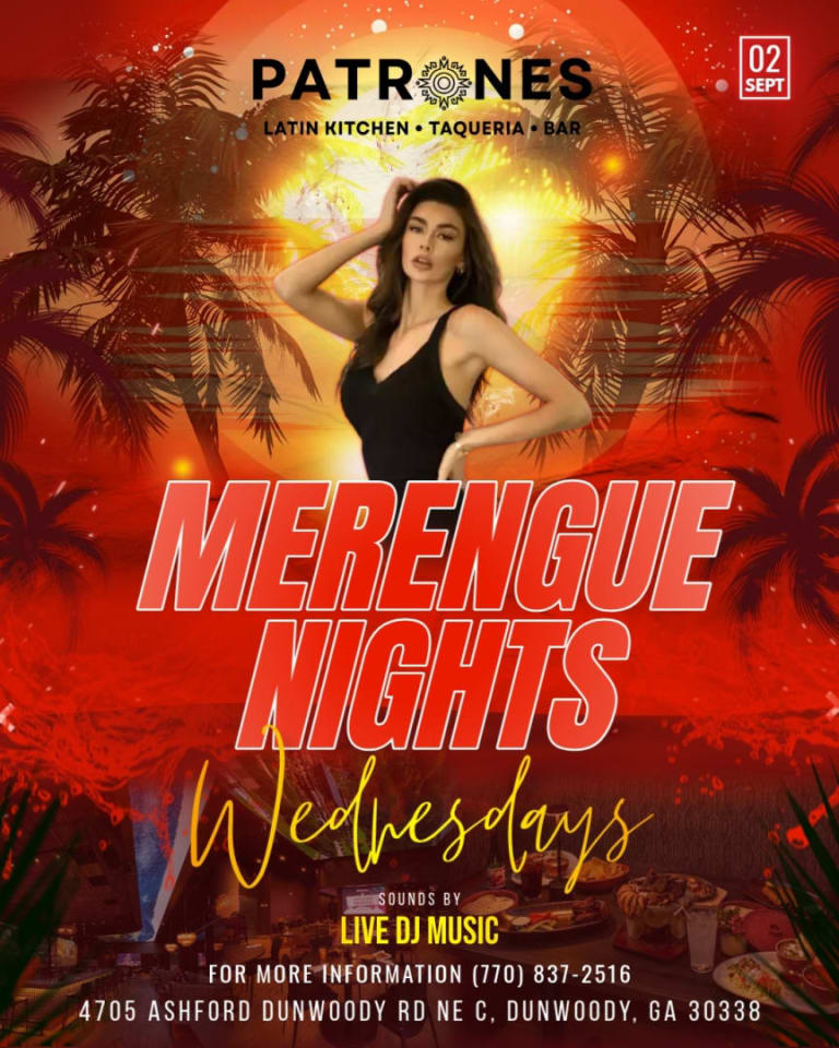 Event - 🔥 MERENGUE NIGHTS WEDNESDAYS AT PATRONES ATLANTA🔥 - Atlanta, Georgia - September 2, 2026 | concert tickets