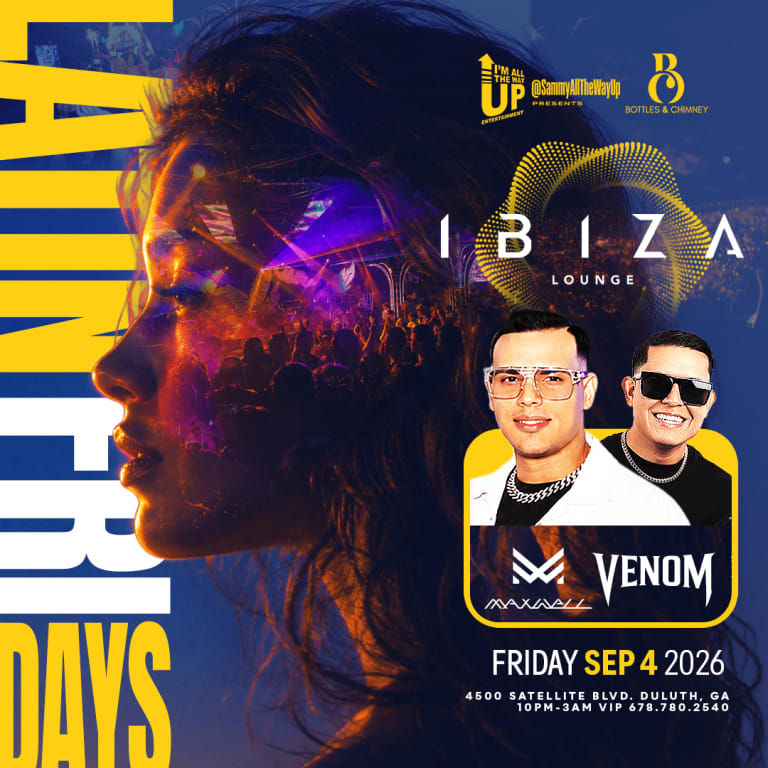 Event - Latin Fridays w/ Dj Venom & Dj Maxwell - Duluth, Georgia - September 4, 2026 | concert tickets