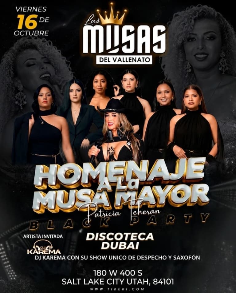 Event - Las Musas Del Vallenato  - Salt Lake City, Utah - October 16, 2026 | concert tickets