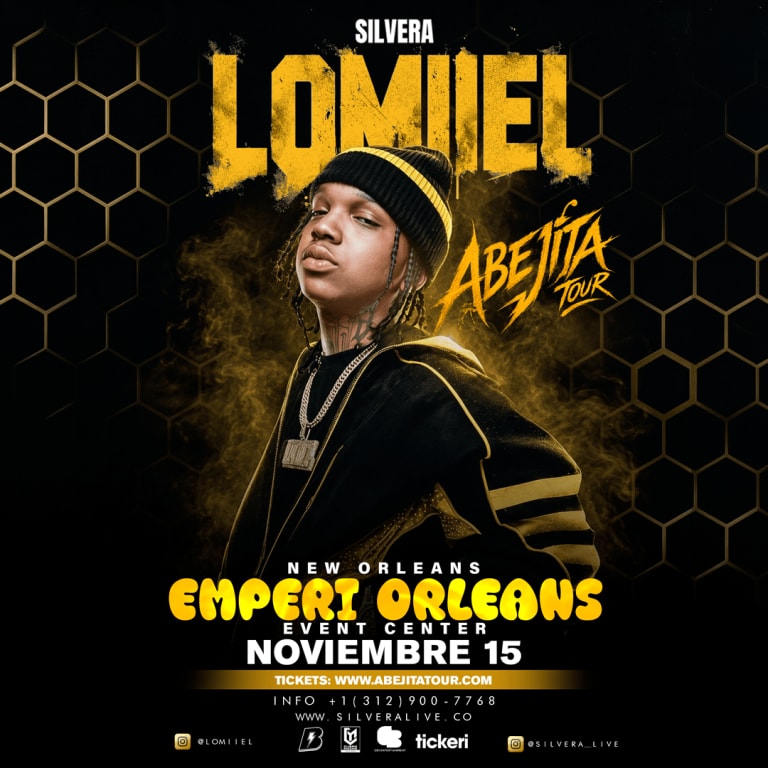 Event - Lomiiel — Abejita Tour USA 2026 - New Orleans - New Orleans, Louisiana - November 15, 2026 | concert tickets
