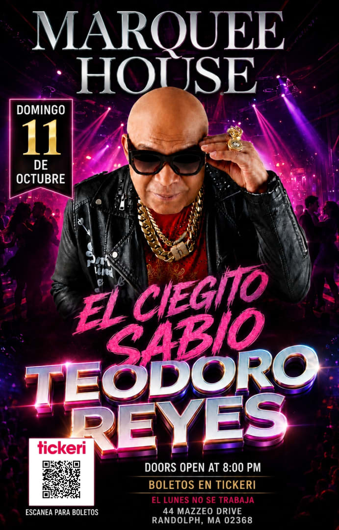 Event - Teodoro Reyes "Una Noche De Bachata" - Randolph, Massachusetts - 11 de octubre de 2026 | concert tickets