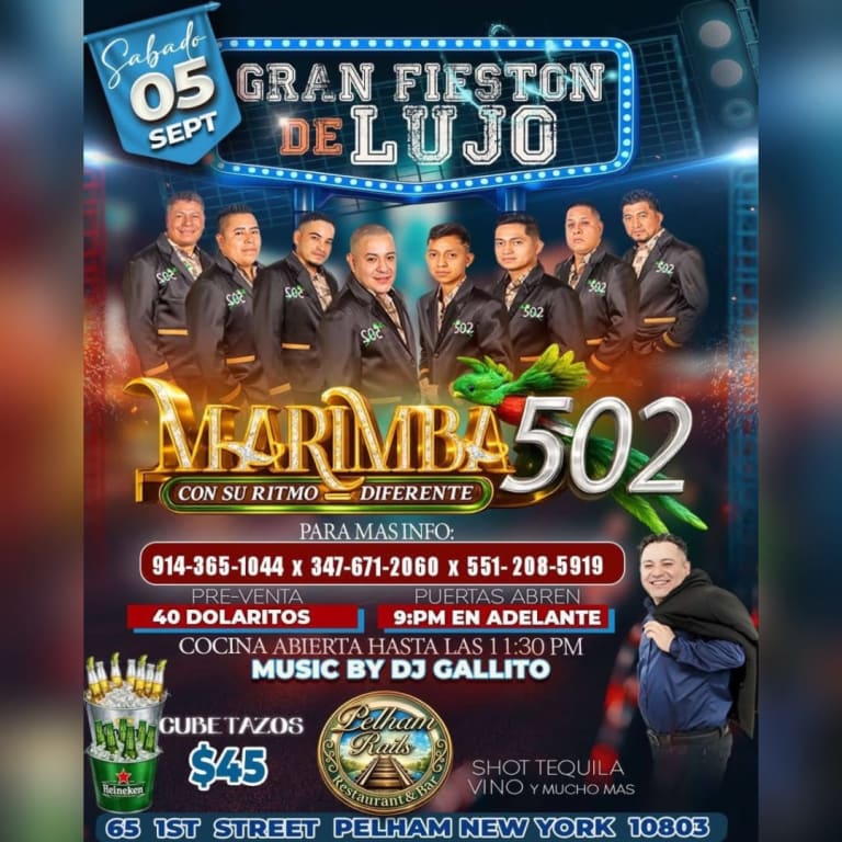 Event - FIESTON DE LUJO - Village of Pelham, New York - September 5, 2026 | concert tickets