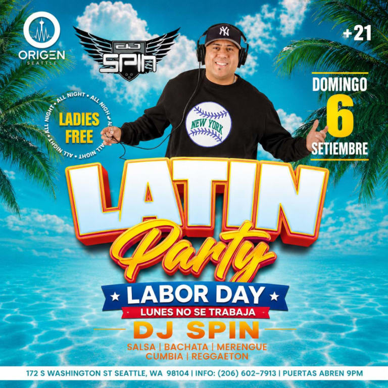 Event - DJ Spin Latin Party - Seattle, Washington - September 6, 2026 | concert tickets