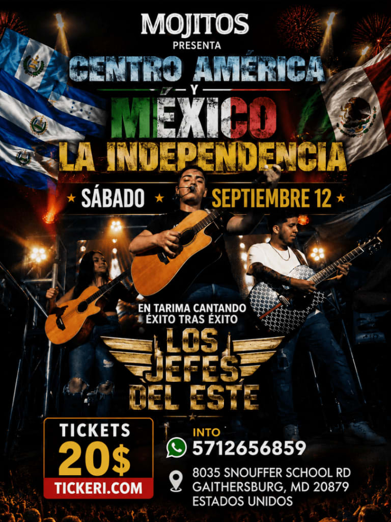 Event - los jefes del este  - Gaithersburg, Maryland - September 12, 2026 | concert tickets