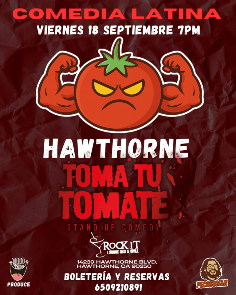 Event - TOMA TÚ TOMATE HAWTHORNE. - Hawthorne, California - September 18, 2026 | concert tickets