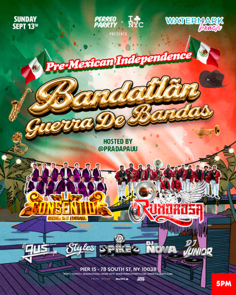 Event - Mexican Sunset Beach Party: TWO Live Bands: La Consentida & Rumorosa - New York, New York - September 13, 2026 | concert tickets