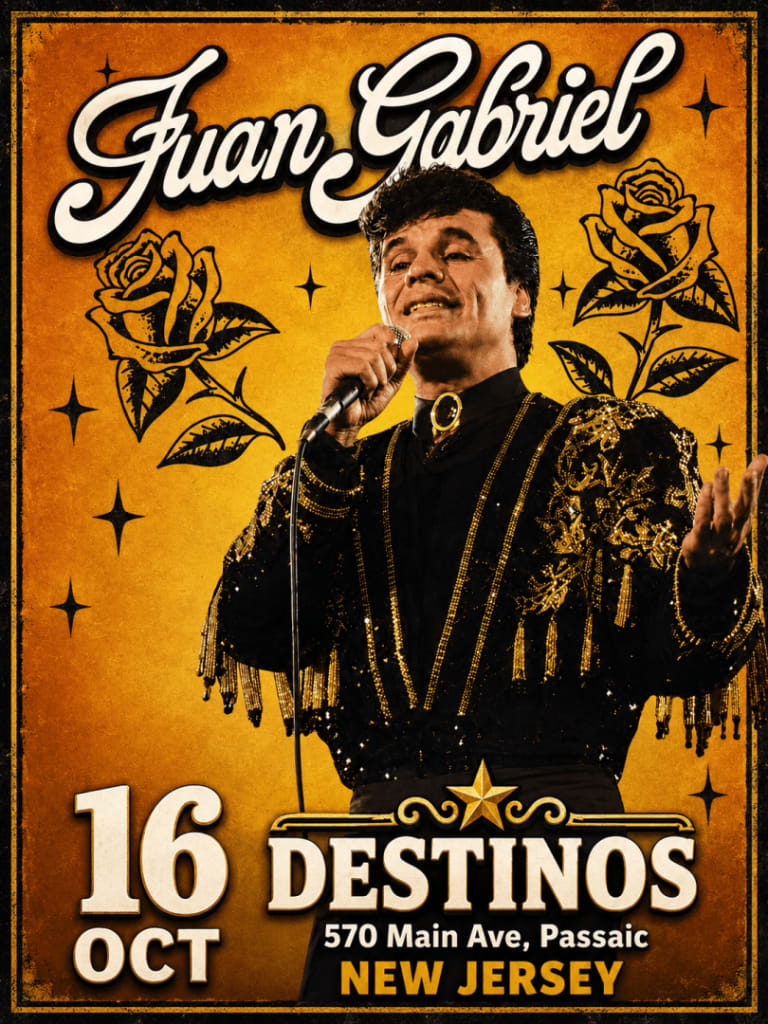 Event - JUANGA ETERNO – Tributo en Vivo a Juan Gabriel | Passaic, NJ - Passaic, New Jersey - October 16, 2026 | concert tickets