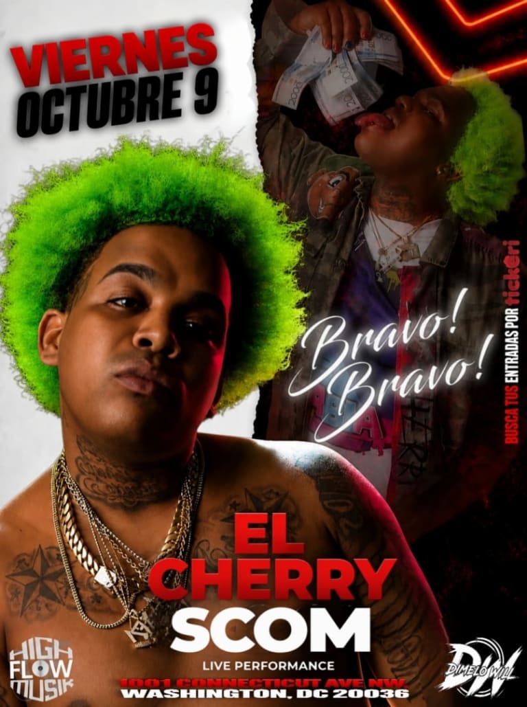 Event - El Cherry Scom @ Bravo Bravo - Washington, District of Columbia - October 9, 2026 | concert tickets
