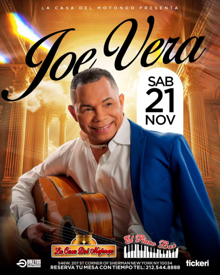 Event - JOE VERAS EL HOMBRE DE TU VIDA - New York, New York - November 21, 2026 | concert tickets
