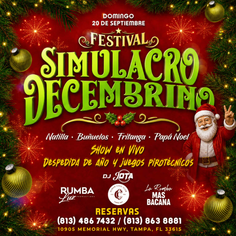 Event - Festival Simulacro Decembrino " Desde Septiembre Se Siente " - Tampa, Florida - September 20, 2026 | concert tickets