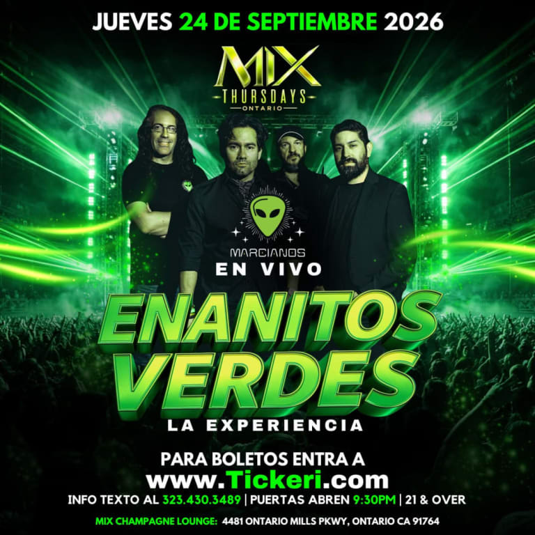 Event - La Experiencia ENANITOS VERDES con Marcianos en Ontario! - Ontario, California - September 24, 2026 | concert tickets